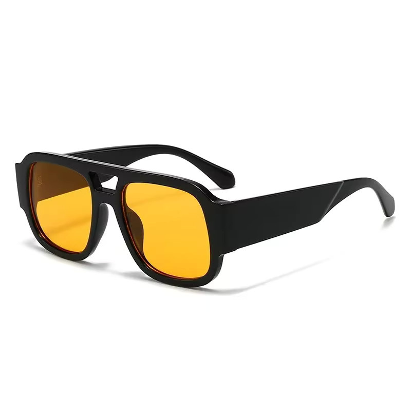 CAIPAI Sonnenbrille, quadratisch, Vollrand, Schwarz, Damen, Kunststoff - Bild 2