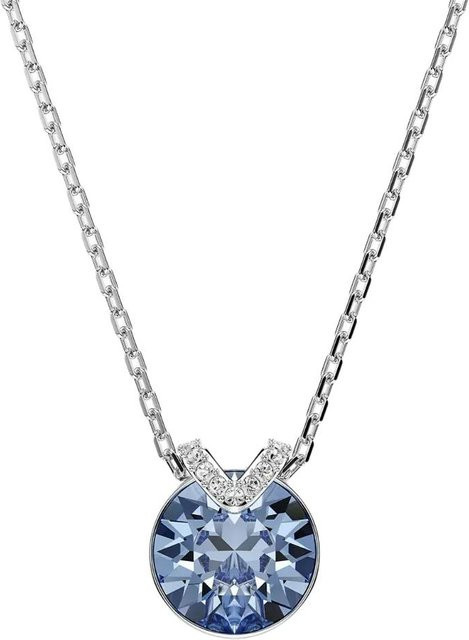 Swarovski Halskette, Kristall, Silber, Weiß, Unisex - Bild 1