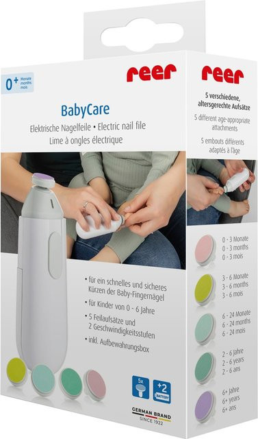 Reer BabyCare Elektrische Nagelfeile, Weiß - Bild 1