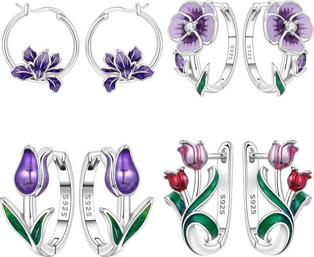 Orstarry Ohrringe, 925 Silber, Damen - Bild 1