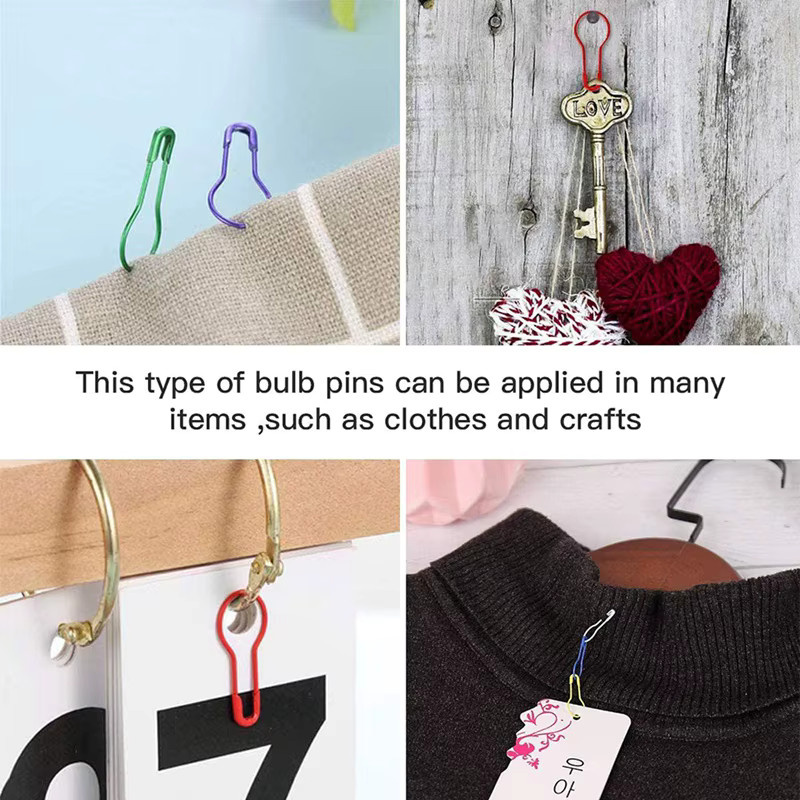 NOTIONSLAND Metall Kürbis Sicherheitsnadeln Set in Schwarz für DIY Nähwerkzeuge und Kleidung Befestigung mit Quilt Box - Bild 3