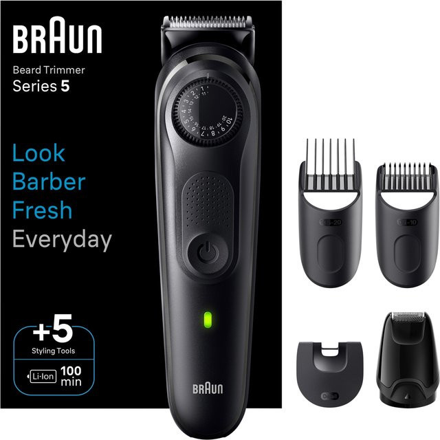Braun Bartschneider Series 5 BT5421, Herren, Schwarz - Bild 1
