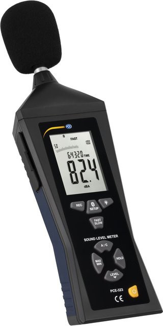 PCE Instruments Schallpegelmessgerät PCE-323 in Schwarz - Bild 1