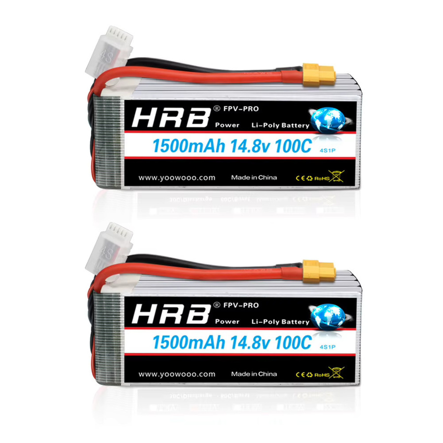 HRB Li-Ion Akku 1500mAh mit XT60 Anschluss für RC Flugzeuge, Helikopter, Autos und Boote - Bild 5