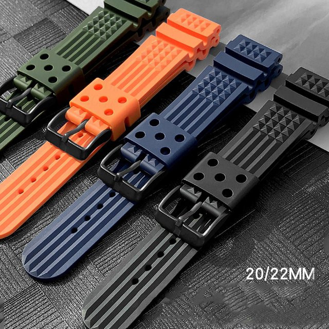 strapfreak Uhrenarmband TPU, 20mm 22mm, Herren - Bild 1