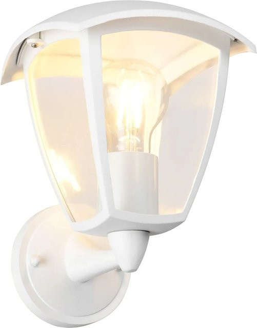 Trio LED-Wandleuchte Venta Weiß Matt aus Aluminium und Glas für Außenbereich IP44 B/T/H: 17 x 20 x 24 cm - Bild 1