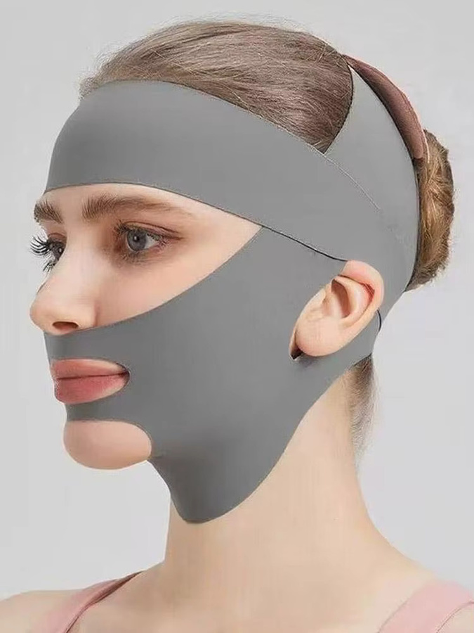 eelhoe V-Line Lifting-Gürtel, Doppellagige Gesichtsstraffungs-Bandage, Unisex - Bild 4
