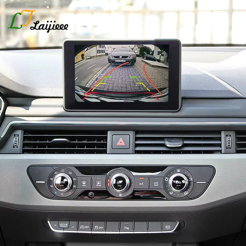 LJLAIJIEEE HD Rückfahrkamera mit Nachtsicht und Einparkhilfe für Audi A4 S4 RS4 B9 2016 bis 2019, Plug and Play, Schwarz - Bild 3
