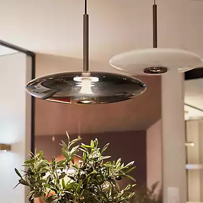 Paul Neuhaus Pure Vitrum LED-Pendelleuchte 1-flammig in Braun mit Glas-Elementen, dimmbar und höhenverstellbar - Bild 2