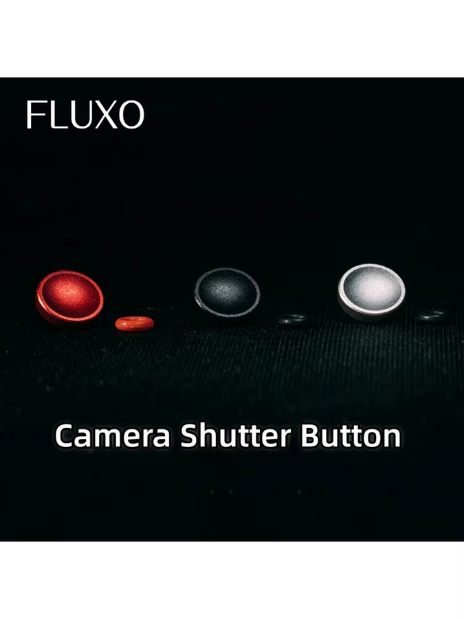 FLUXO Kamera-Auslöser-Schutzkappe für Sony Fuji Leica spiegellose Kameras in Schwarz und Rot - Bild 2