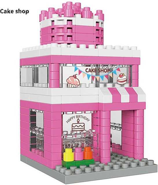 Linyi toy Haus Gebäude, rot, ab 6 Jahren - Bild 1