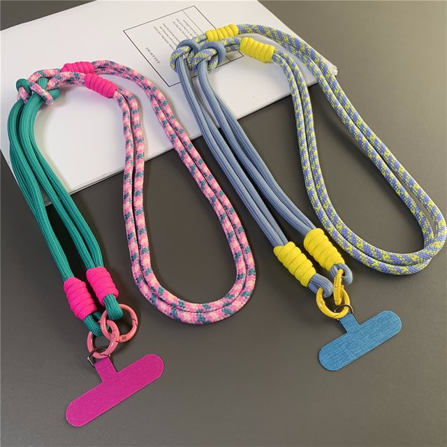 DOLANBIA 3 in 1 Umhängetasche mit Handy Lanyard und Wasserbecher-Halterung, Multicolor, Breite: 120 cm - Bild 1