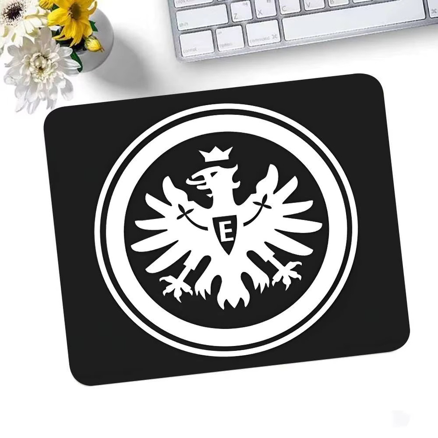 Mesuca Eintracht Frankfurt Mousepad LockEdge für Gamer, rechteckige Schreibtischunterlage mit rutschfester Gummibasis - Bild 4