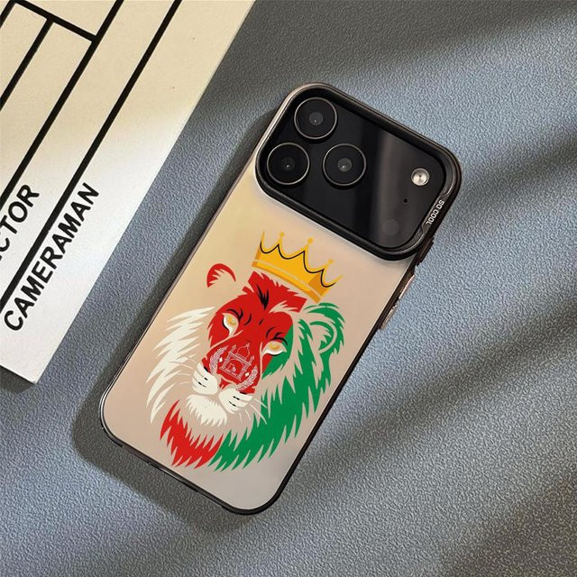 Stoßfeste Handyhülle mit afghanischer Flagge für Apple iPhone 11 bis iPhone 17 Pro Max, mattes Laser-Aurora Design, bunt - Bild 1