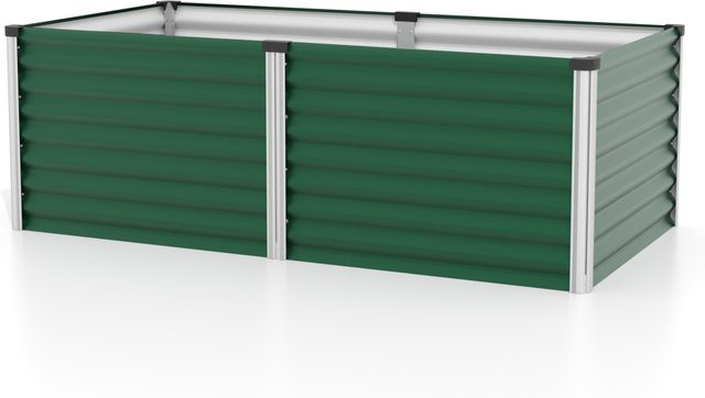 VITAVIA Hochbeet Meta 630 in Seegras/Alu, B/H/L: 96,17 x 63,2 x 187,68 cm - Bild 1