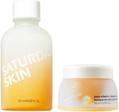 Saturday Skin Vitamin C Toner & Schlafmaskencreme Set, Unisex - Bild 1