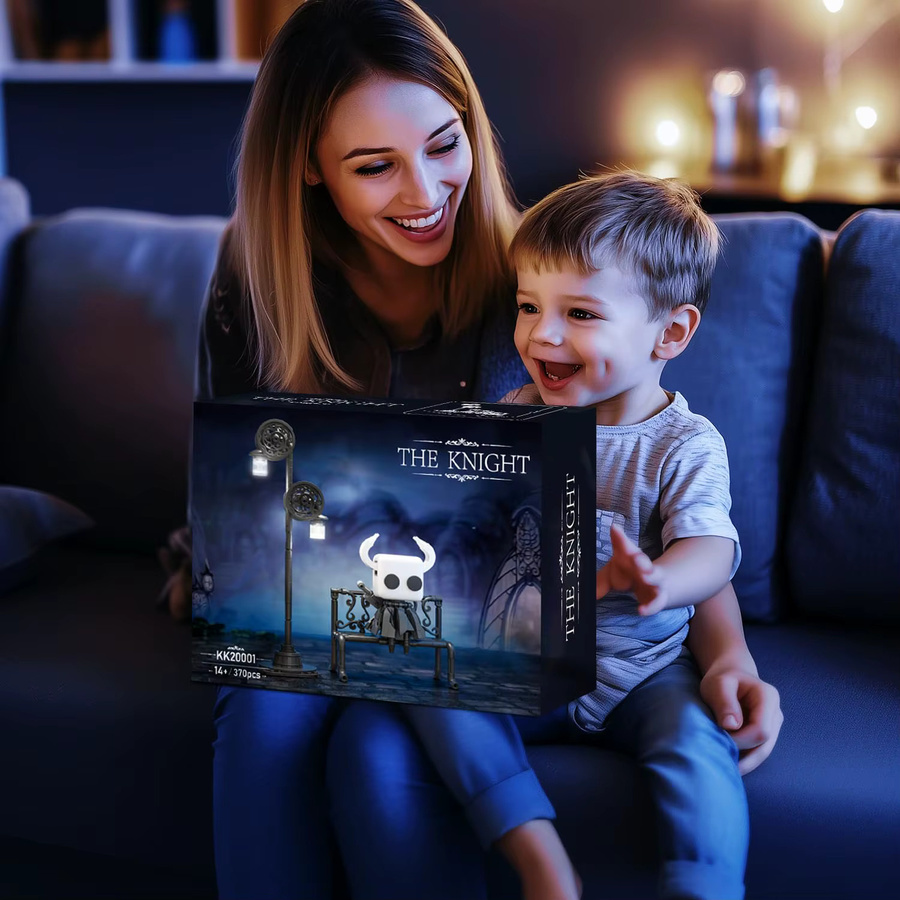 Hollow Knight Straßenbeleuchtungsmodell, Bausteine, 370 Teile, ab 14 Jahren - Bild 3