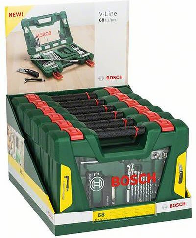 Bosch Werkzeugset in Grün mit Bohrerbits, Schraubendreherbits und Steckschlüsseln - Bild 1