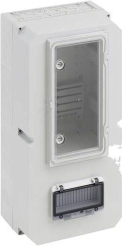 Spelsberg AKi-Z 410 KK Zählerschrank in Grau und Weiß mit transparentem Aufbau - Bild 1