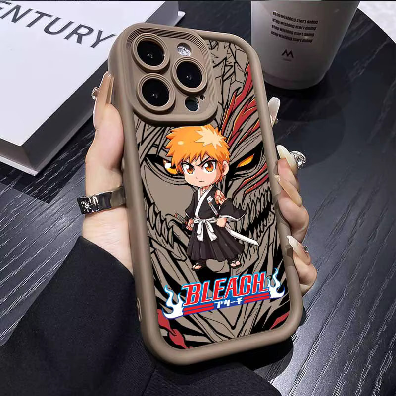 Silikon Handyhülle mit BLEACH Cartoon-Charakter für Apple iPhone 11 bis iPhone 17 Pro Max, Mehrfarbig - Bild 2