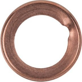 KS Tools Dichtring Faltring aus Messing in Gold/Braun, Außen-Ø 17 mm, Innen-Ø 12 mm, 10er-Pack - Bild 1