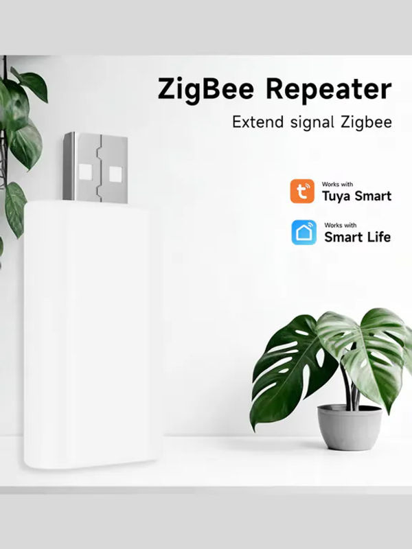 Tuya Zigbee 3.0 Signalverstärker in Weiß zur Reichweitenverlängerung für dein Smart Home Netzwerk, kompatibel mit Tuya und Smart Life - Bild 5