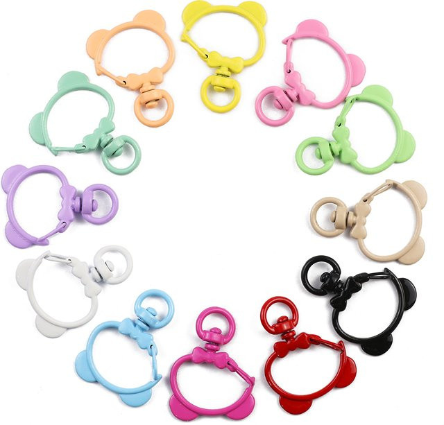 JHNBY Schlüsselanhänger Zinn Legierung, Bunt, Unisex - Bild 1
