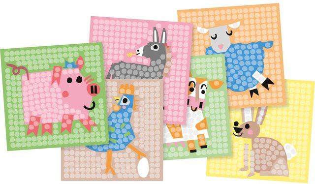Playmais Farm Kartenset Mosaic Bunt / Mehrfarbig - Bild 1