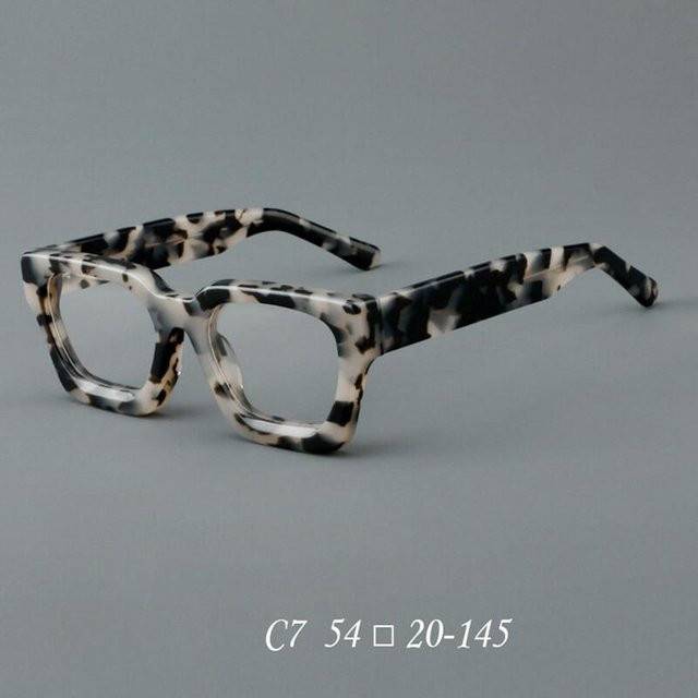 Bai Fen Bai Electronic 3C Korrektionsbrille, quadratisch, Acetat, Vollrand, grau, multicolor, Damen - Bild 1