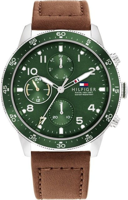 Tommy Hilfiger Chronograph, Quarz, Edelstahl, 44 mm, Herren - Bild 1