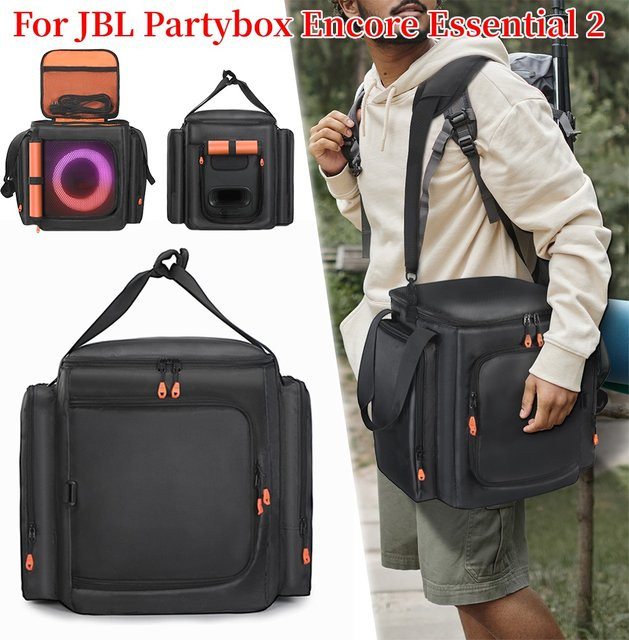JBL Partybox Encore Essential 2 Schutzhülle, wasserdichte und stoßfeste Tragetasche in Schwarz - Bild 1