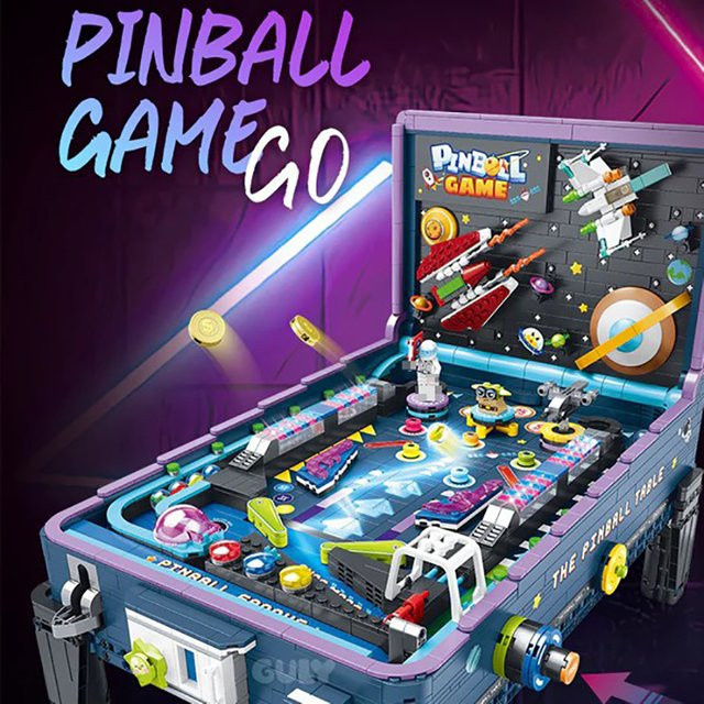 barweer Pingball-Spiel Go LED Weltraum, Modellbausatz, 2309 Teile - Bild 1