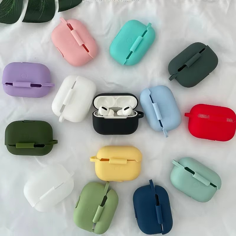 Silikon Schutzhülle für Apple AirPods 3 in Gelb - Bild 3