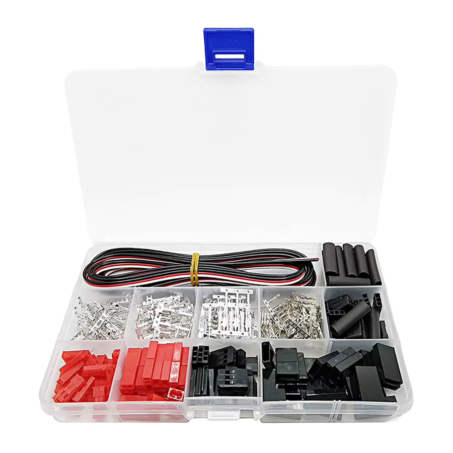 APWIKOGER Stecker Pin Buchse Kit mit 400 Teilen in Multicolour für JR JST SYP Futaba RC Roboter Flugzeug Auto Servo - Bild 2