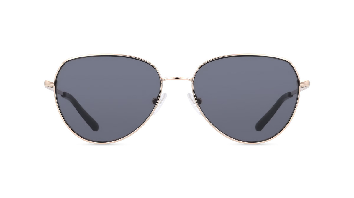 Fielmann LD 035 SUN CL Sonnenbrille Pilot, Vollrand, Edelstahl, gold, Damen - Bild 1