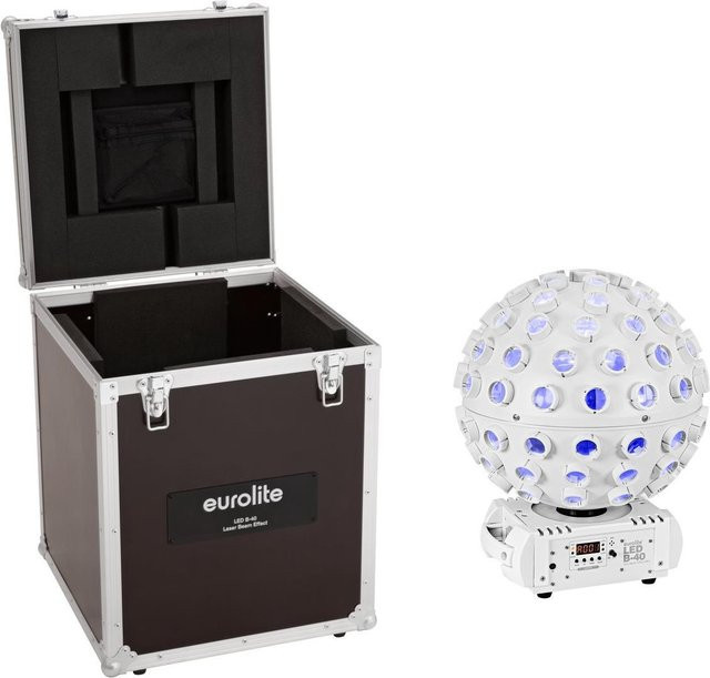 EUROLITE LED B-40 HCL Strahleneffekt MK2 Set in Weiß mit Case - Bild 1