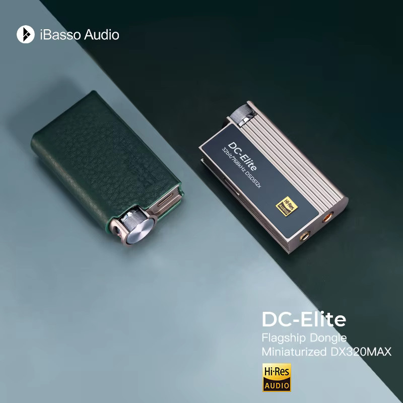 IBasso Jr.DC-Elite Tragbarer USB DAC Dongle Verstärker mit ROHM BD34301EKV Decoder für Android in Grau und Silber - Bild 2