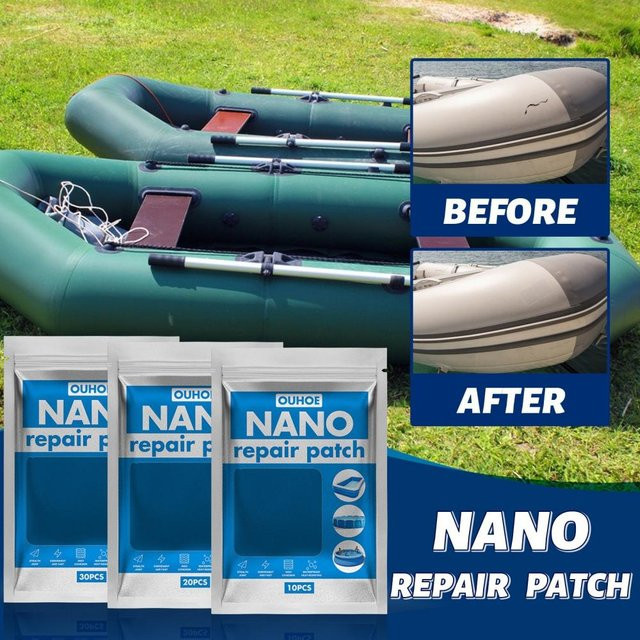 OAYK Selbstklebendes Gel-Reparaturset für aufblasbare Pools, 10 Patches, Blau - Bild 1