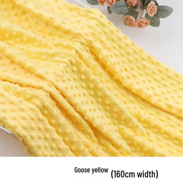 BabyBloom Shop Ultra-Weiche Samt Baby Komfortdecke und Schlafsack in Gelb mit Punktmuster aus Polyester - Bild 1