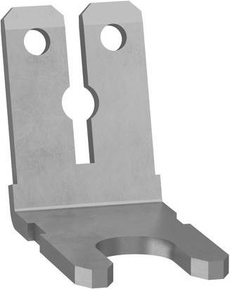 Schneider Electric ZBZ003 Anschlussstecker, 10 Stück, grau - Bild 1