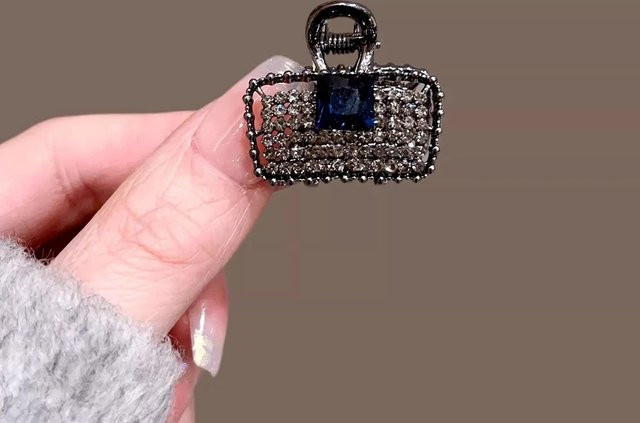 Mini-Haarklammern, Strass, Damen und Mädchen - Bild 1