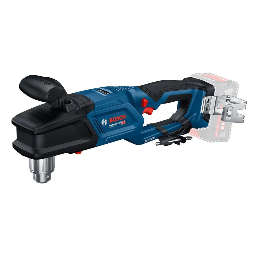 Bosch Professional Akku-Winkelbohrmaschine GRD 18V-127 in Blau und Schwarz - Bild 2