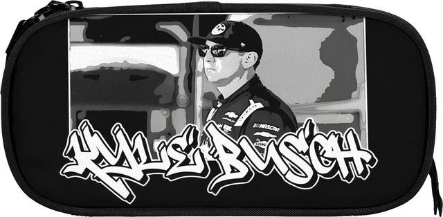 Fancy Style Studio Kyle Busch Federmäppchen mit großer Kapazität in Schwarz - Bild 1