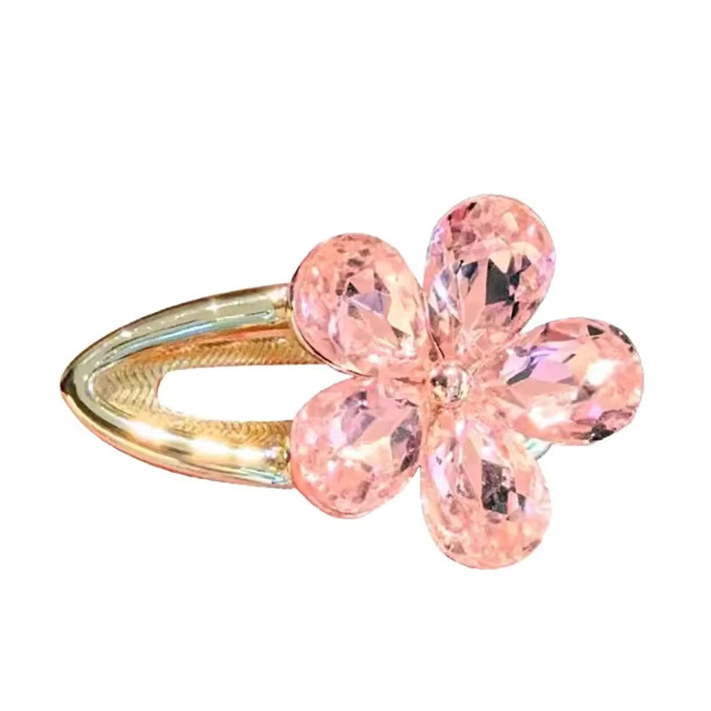 HIYAYZ Haarspange Kristallblumen, Metall, Damen - Bild 2