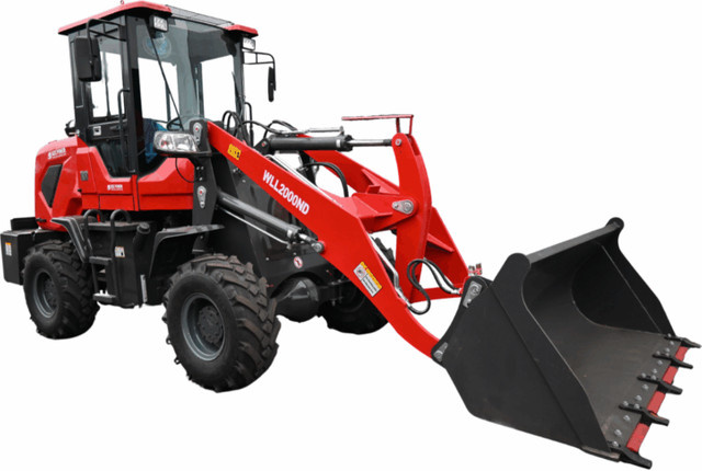 HZC Power Radlader Hoflader mit Dieselmotor 50PS Euro5 in Rot, Nennlast 1500 kg, Modell WLL2000ND - Bild 1