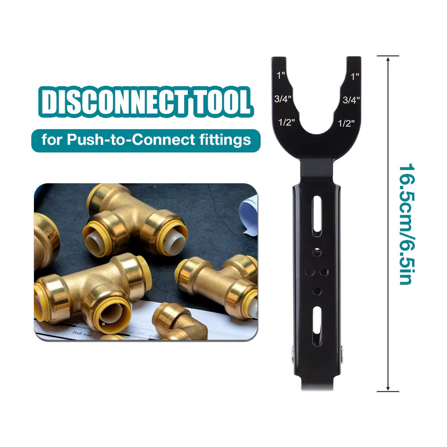 3-in-1 Profi-Rohrzange als Mehrzweck-Werkzeug für 1/2″, 3/4″ und 1″ Rohre zur Installation und Entfernung von Kupfer-, PEX- und PVC-Rohren - Bild 2
