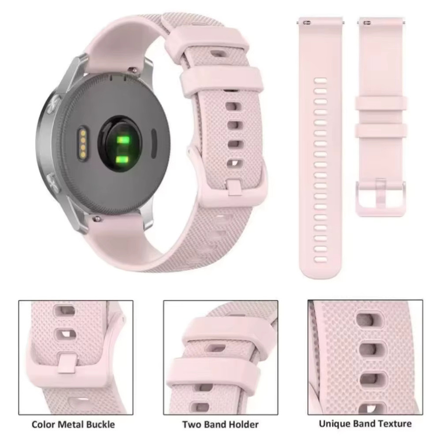 Silikonarmband, 20 mm, 22 mm, Unisex - Bild 2