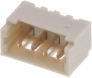 Molex Einbau-Stiftleiste Standard 4-polig in Weiß mit 1.25mm Rastermaß - Bild 1