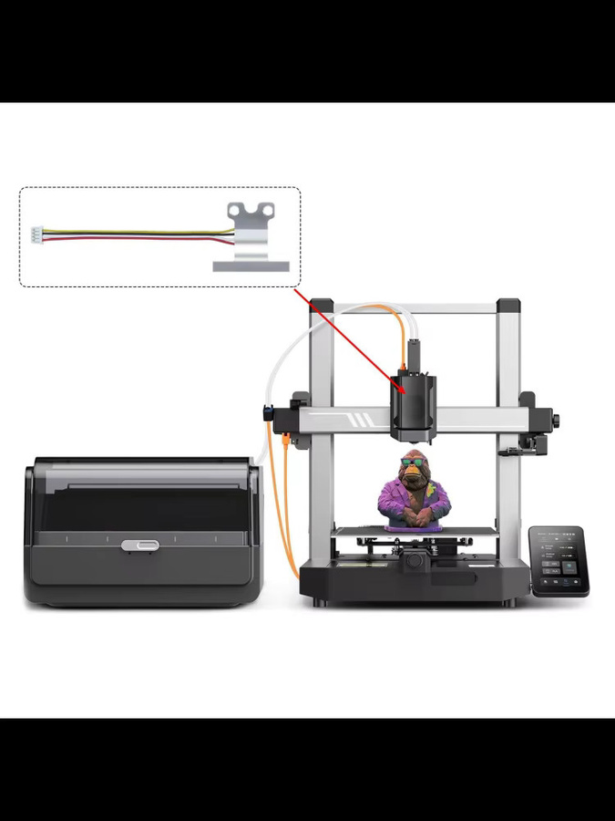 Anycubic 3D-Drucker Dehnungsmessstreifen Ersatzteil für Kobra 3 Combo Hotend Montageblock und Extruder Zubehör - Bild 4