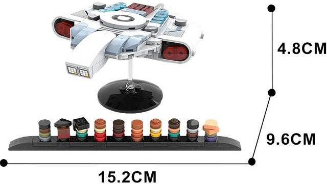 Gobricks Deep Space Nine USS Defiant Bausteine Set - Bild 1